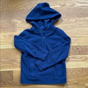 Boys Hooded Quarter-Zip Fleece